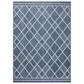 Loloi Easton Ivory and Denim 2"3" x 3"9" Indoor/Outdoor Area Rug, , large
