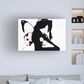 Timberlake Therese Blom "Butterfly Woman" 22" x 32" Canvas Art in White/Black/Grey, , large