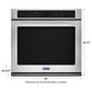 Maytag 30" Single Electric Wall Oven with Convection in Stainless Steel, , large