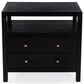 Butler Specialty Company Nora 2-Drawer Wide Nightstand with Open Shelf in Coffee Brown, , large