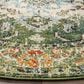 Safavieh Monaco MNC243F-3R 3" x 3" Forest Green/Light Blue Round Rug, , large
