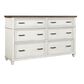 Riva Ridge Caraway 6-Drawer Dresser in Aged Ivory, , large