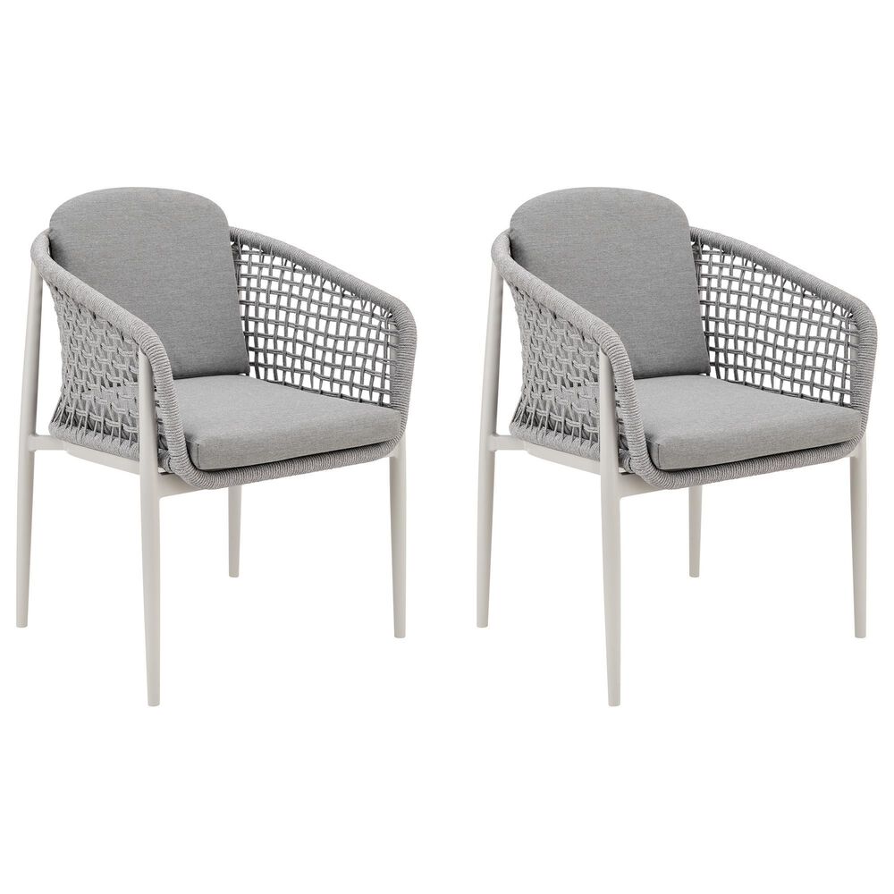 Blue River Rhodes Outdoor Dining Chair in Light Gray (Set of 2), , large