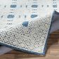 Surya Louvre LOU-2300 5" x 7"6" Navy, Cream and Ice Blue Area Rug, , large