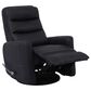 Simeon Collection Hercules Manual Swivel Glider Recliner in Black, , large