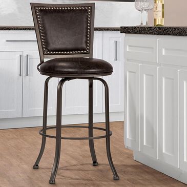 Richlands Furniture Belle Grove Commercial Grade Barstool in Charcoal, , large