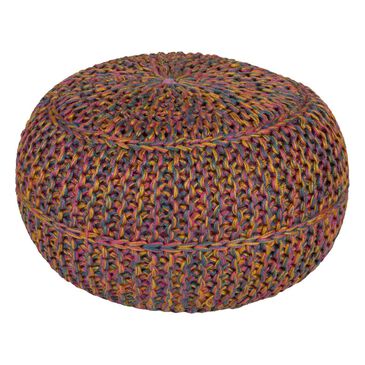 Surya Wisteria Sphere Pouf in Multicolor, , large