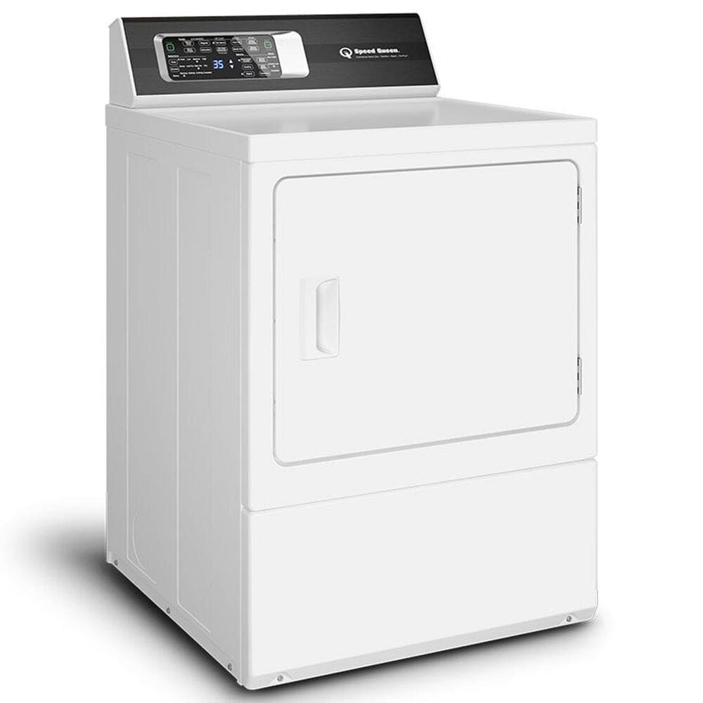 Speed Queen 7 Cu. Ft. Front Load Electric Dryer with Steam and Pet Plus in White, , large