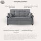 Lifestyle Solutions Hampton Queen Convertible Sofa in Grey, , large