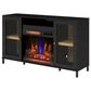 Fabio Flames Nathan 54" Electric Fireplace TV Stand in Black, , large