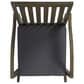 Hearth and Haven Montrose Outdoor Rocking Chair with Removable Seat Cushion in Dark Grey, , large