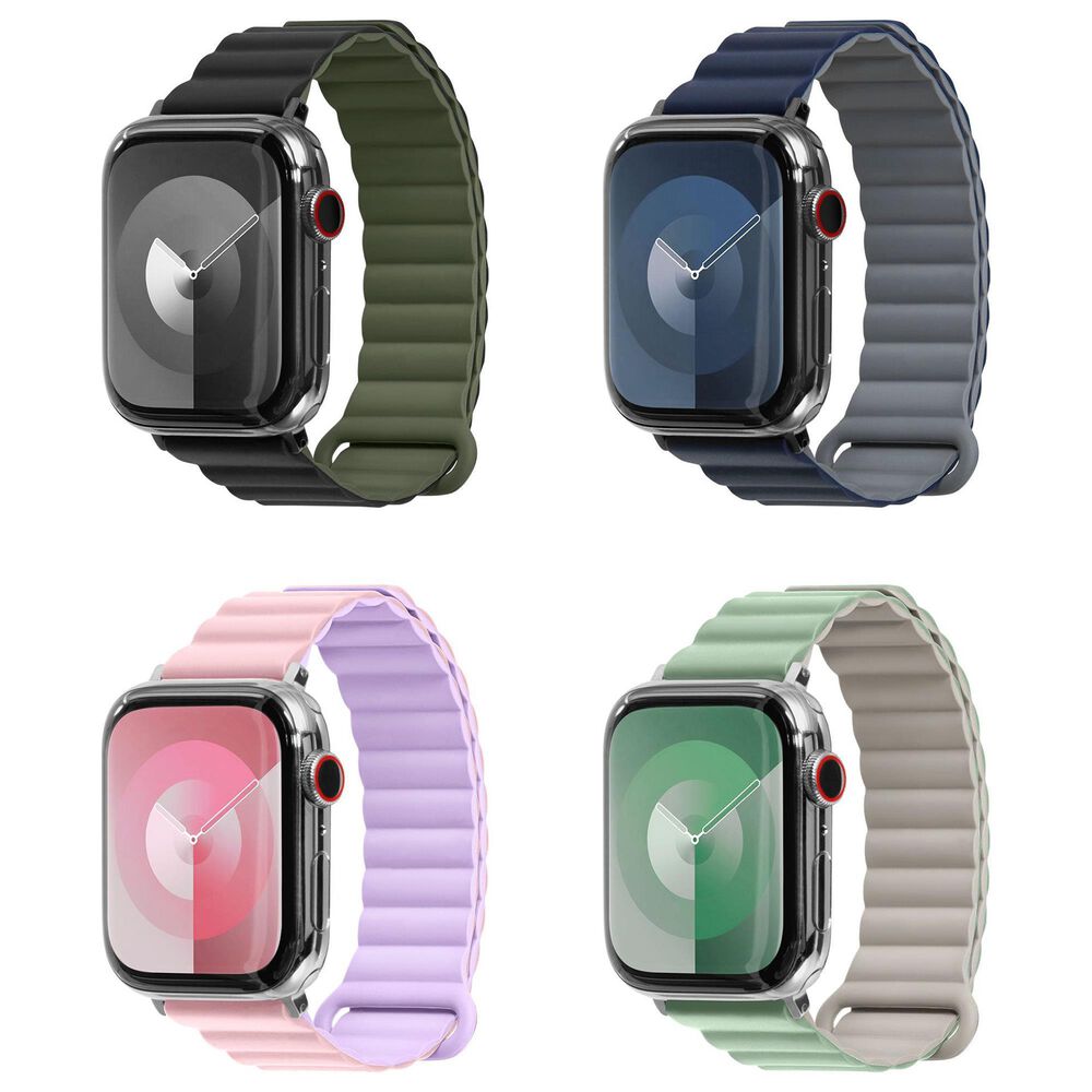 LAUT Watch Strap for 42/44/45/49mm Apple Watch Series 1-9, SE and ULTRA in Black, , large