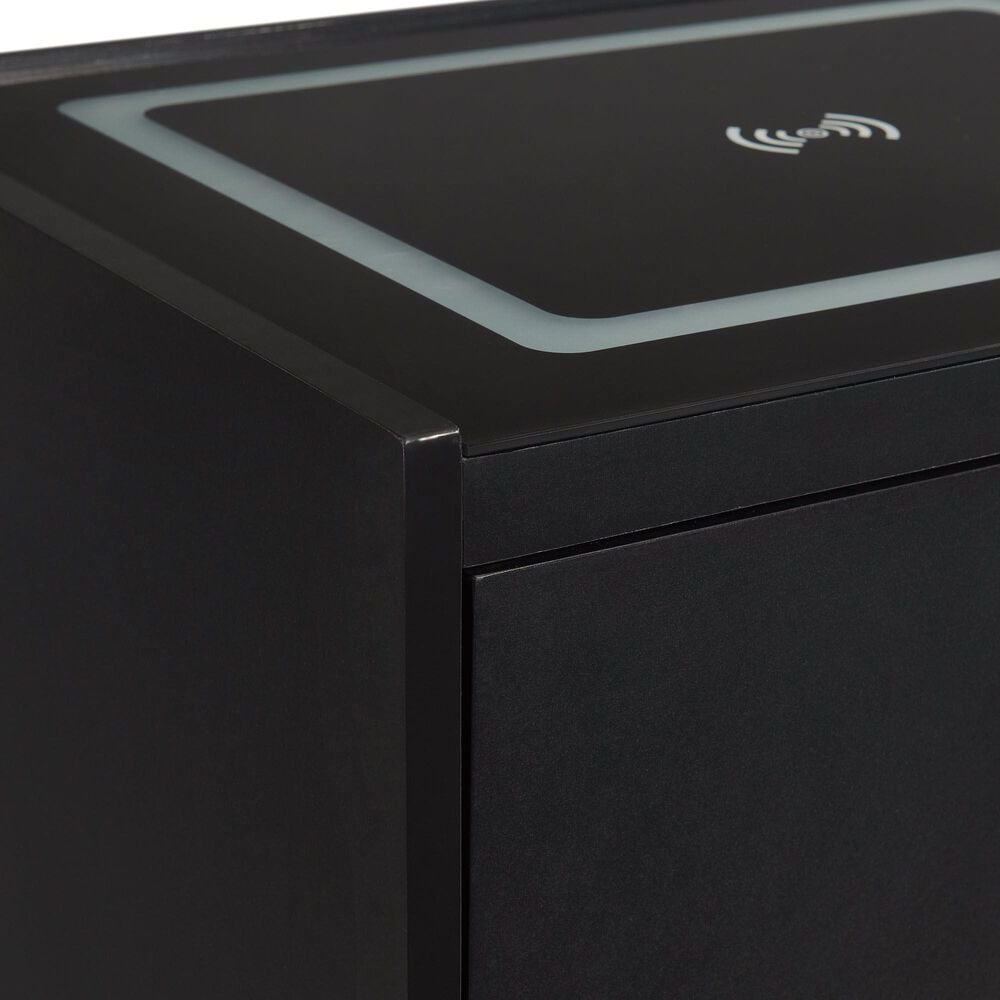 Mayberry Hill Rio 3-Drawer Nightstand in Black, , large