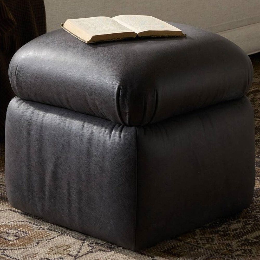 Four Hands Easton Yani Ottoman in Palermo Black, , large