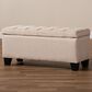 Baxton Studio Fera Storage Ottoman in Beige, , large