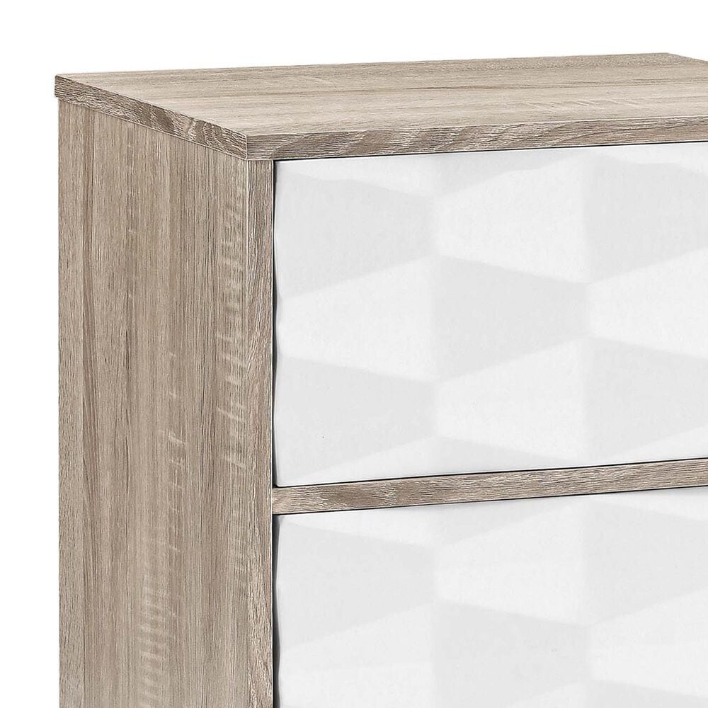 Modway Vespera 2 Drawer Nightstand in Oak White, , large