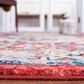 Safavieh Riviera 2"2" x 9" Red and Blue Runner, , large