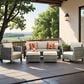 HOMLUX 5-Piece Outdoor Patio Furniture Set in  Beige, , large