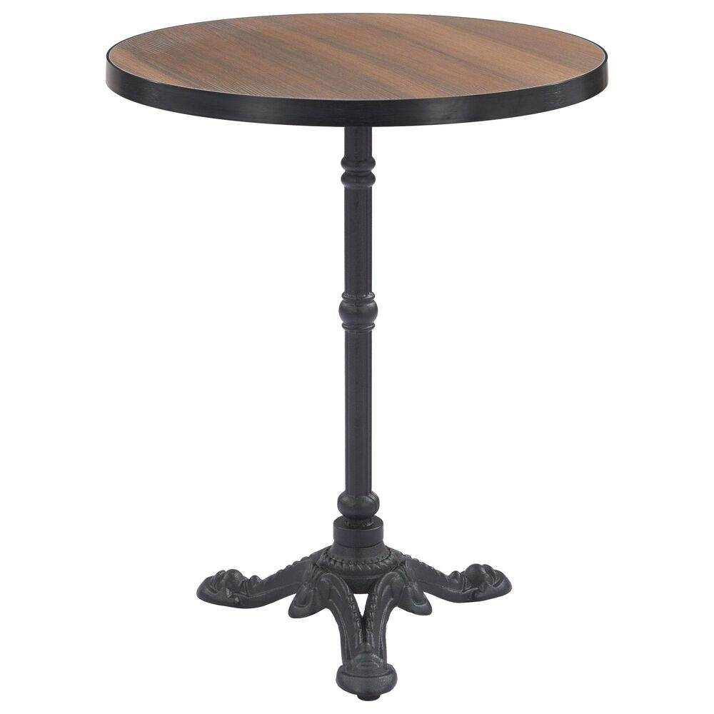 Zuo Modern Gazebo Dining Table in Walnut and Black - Table Only, , large