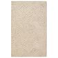 Feizy Enzo 8737F 5" x 8" Ivory and Natural Area Rug, , large