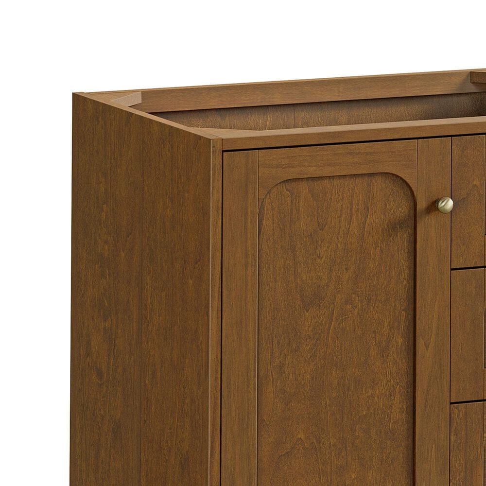 James Martin Laurent 60" Double Bathroom Vanity Cabinet in Honey Oak, , large