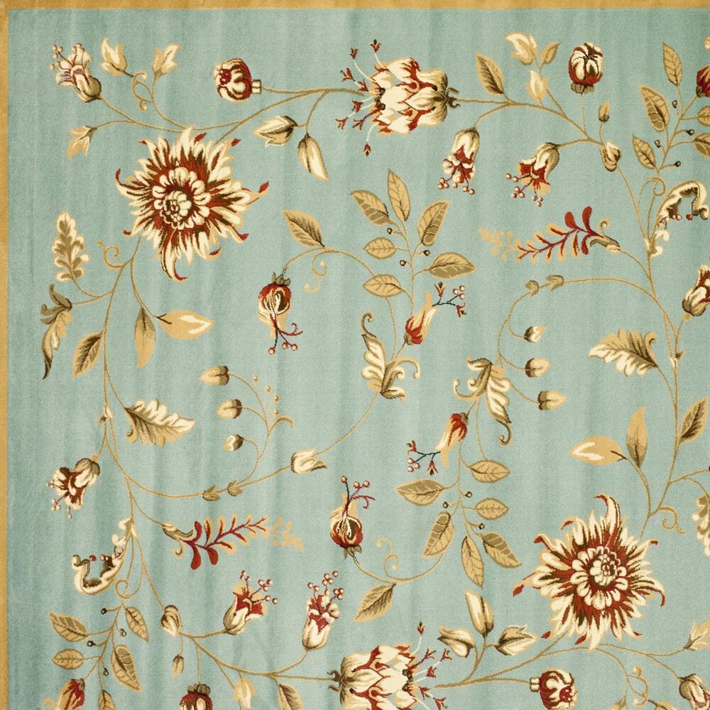Safavieh Lyndhurst LNH552 6&#39;7&quot; Square Blue and Multicolor Area Rug, , large