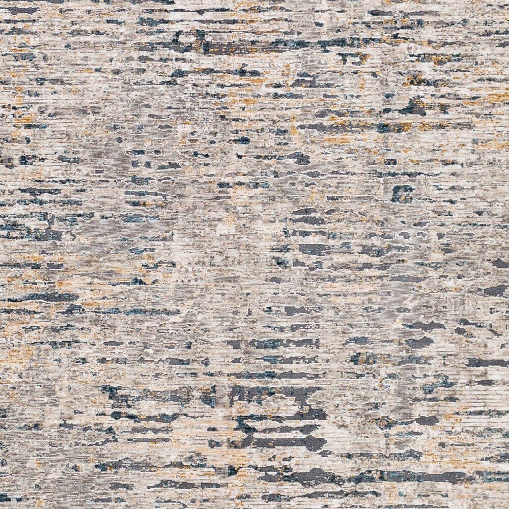 Surya Cardiff CDF-2301 Light Gray, Charcoal, Light Beige, Tan and Dark Blue 9&#39; x 12&#39;2&quot; Area Rug, , large