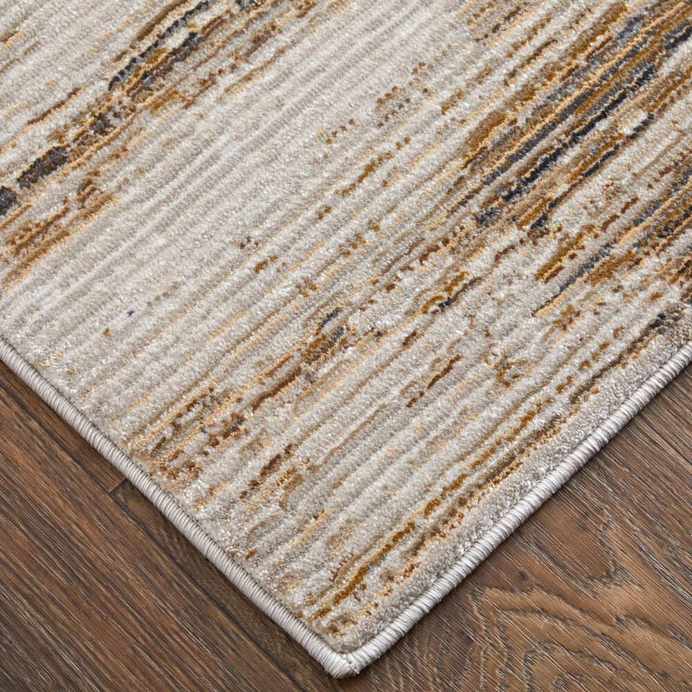 Feizy Deja 2&#39;6&quot; x 7&#39;3&quot; Dark Taupe Runner, , large
