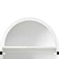 HOMLUX 72" Tall Arched Kitchen Pantry Cabinet in White, , large