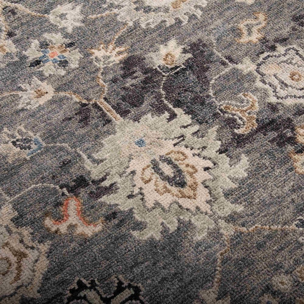 Rizzy Hallmark Black, Charcoal, Light Grey, Brown, Green, Blue and Orange 10&#39; x 14&#39; Area Rug, , large