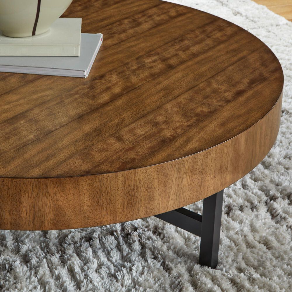 Ashley Steenlage 2-Piece Occasional Table Set in Brown and Black, , large
