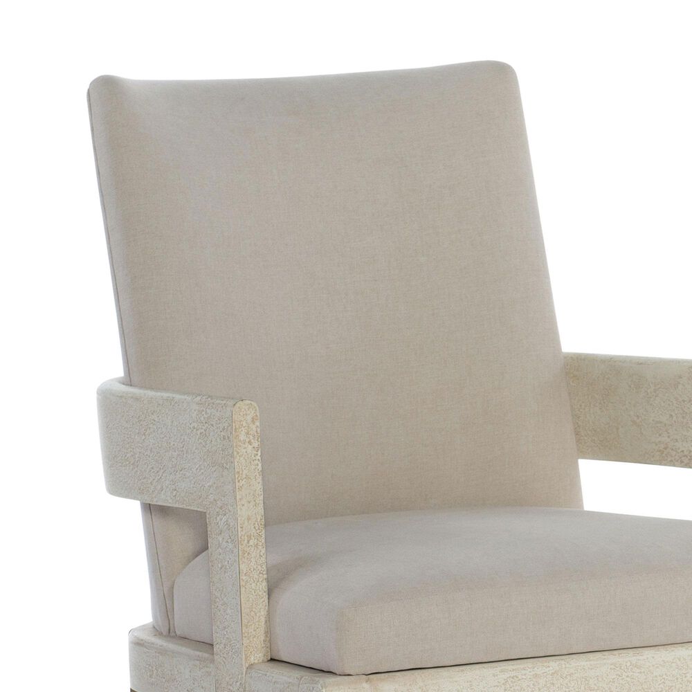 Hooker Furniture Cascade Arm Chair with Beige Cushion in Creamy &#40;Set of 2&#41;, , large