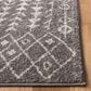 Safavieh Tulum TUL262F 9" x 12" Dark Grey and Ivory Area Rug, , large