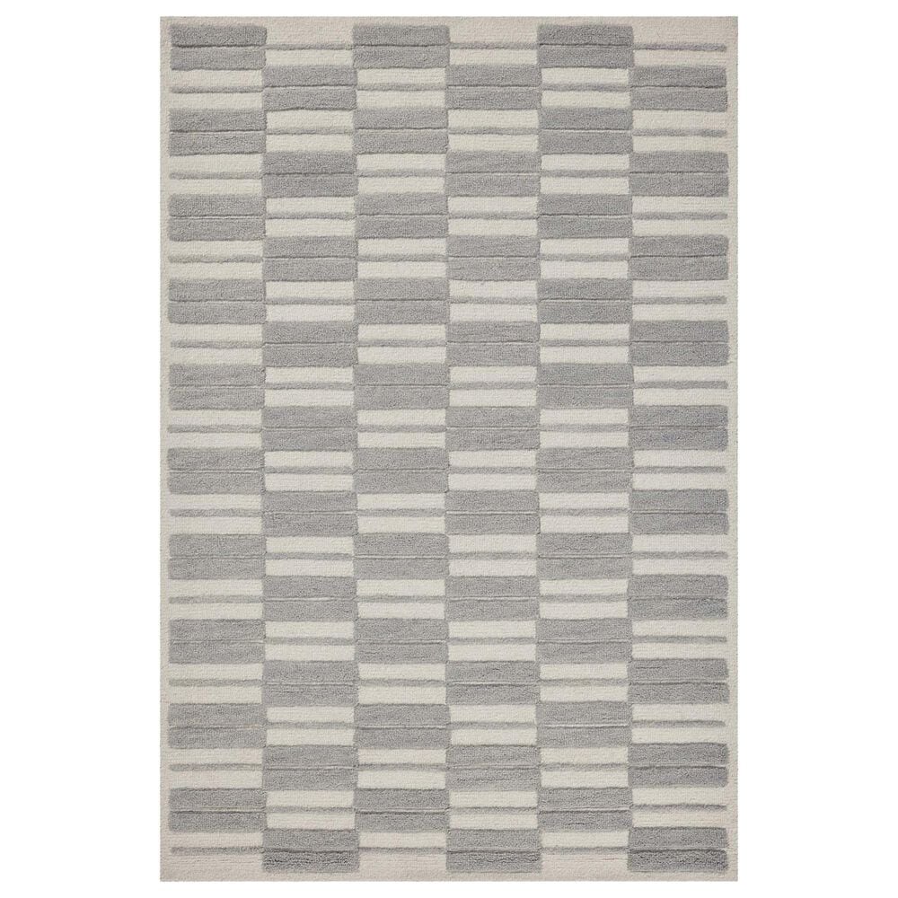 Chris Loves Julia x Loloi Bradley 11"6" x 15" Ivory and Beige Area Rug, , large