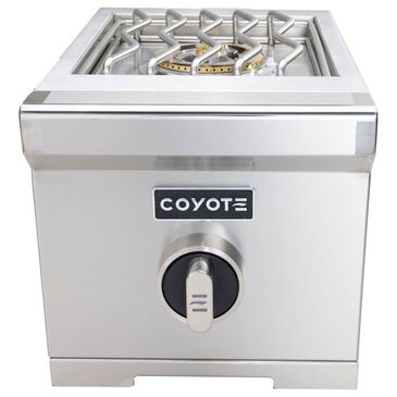 Coyote Outdoor 12" Built-In Single Liquid Propane Side Burner in Stainless Steel, , large