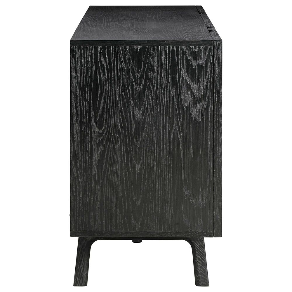 Blue River Holland 4-Door Sideboard in Black Brushed, , large