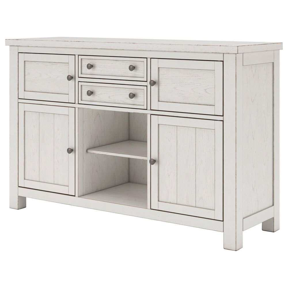 Ashley Robbinsdale 2-Drawer Server in Antique White, , large