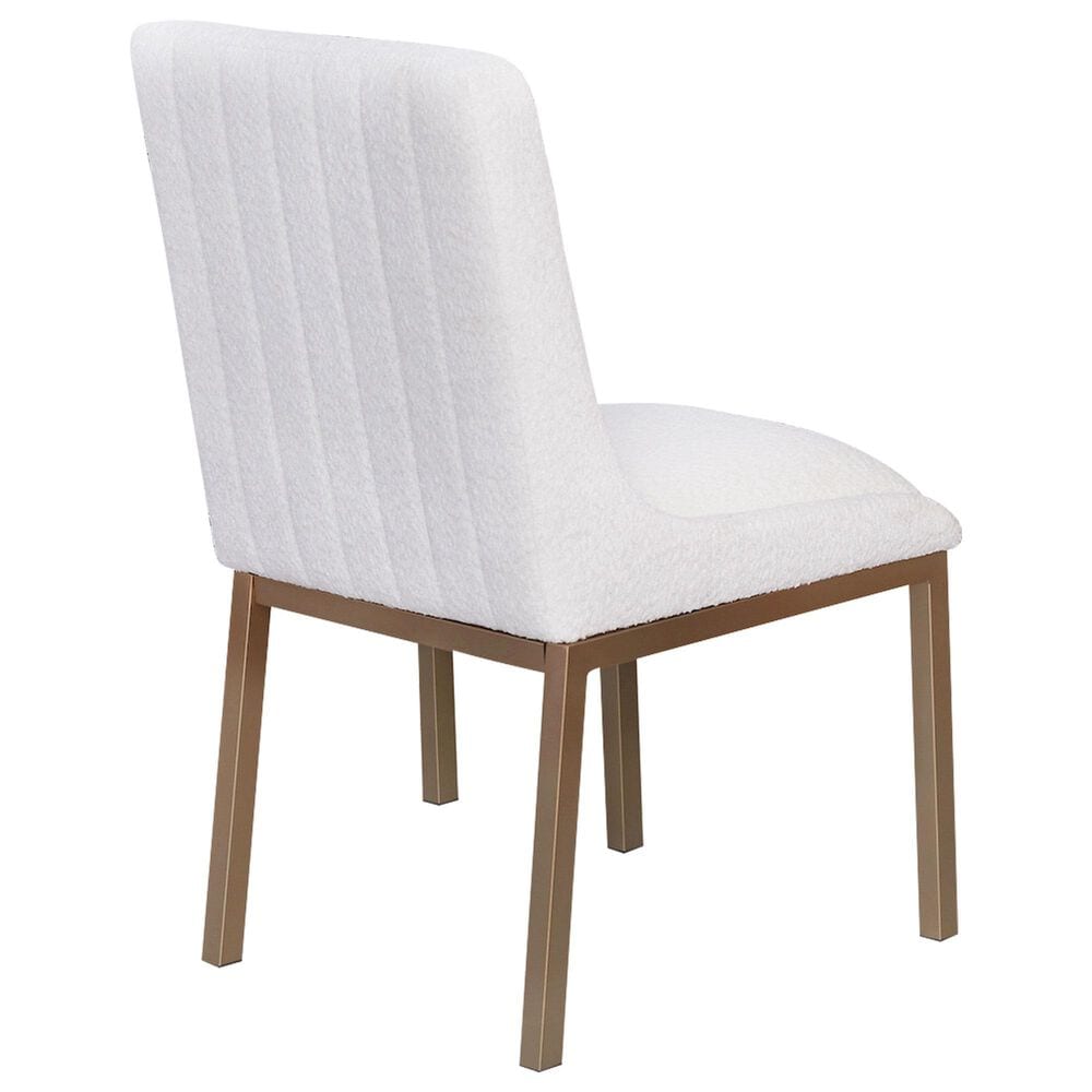 Sasha Lee Avalon Dining Side Chair in Gold Powdercoat, , large