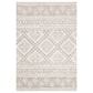 Safavieh Micro-Loop 4" x 6" Dark Gray and Ivory Area Rug, , large