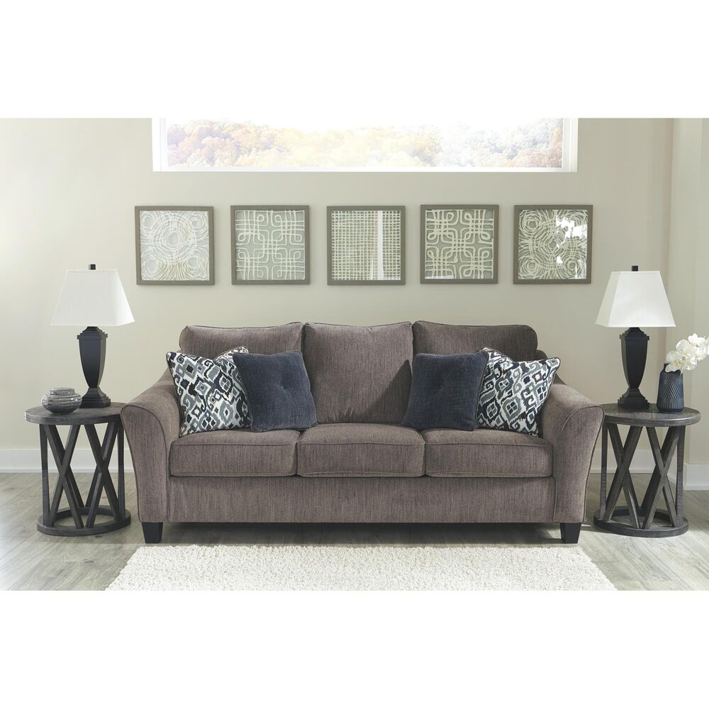 Signature Design by Ashley Nemoli Queen Sleeper Sofa in Slate, , large