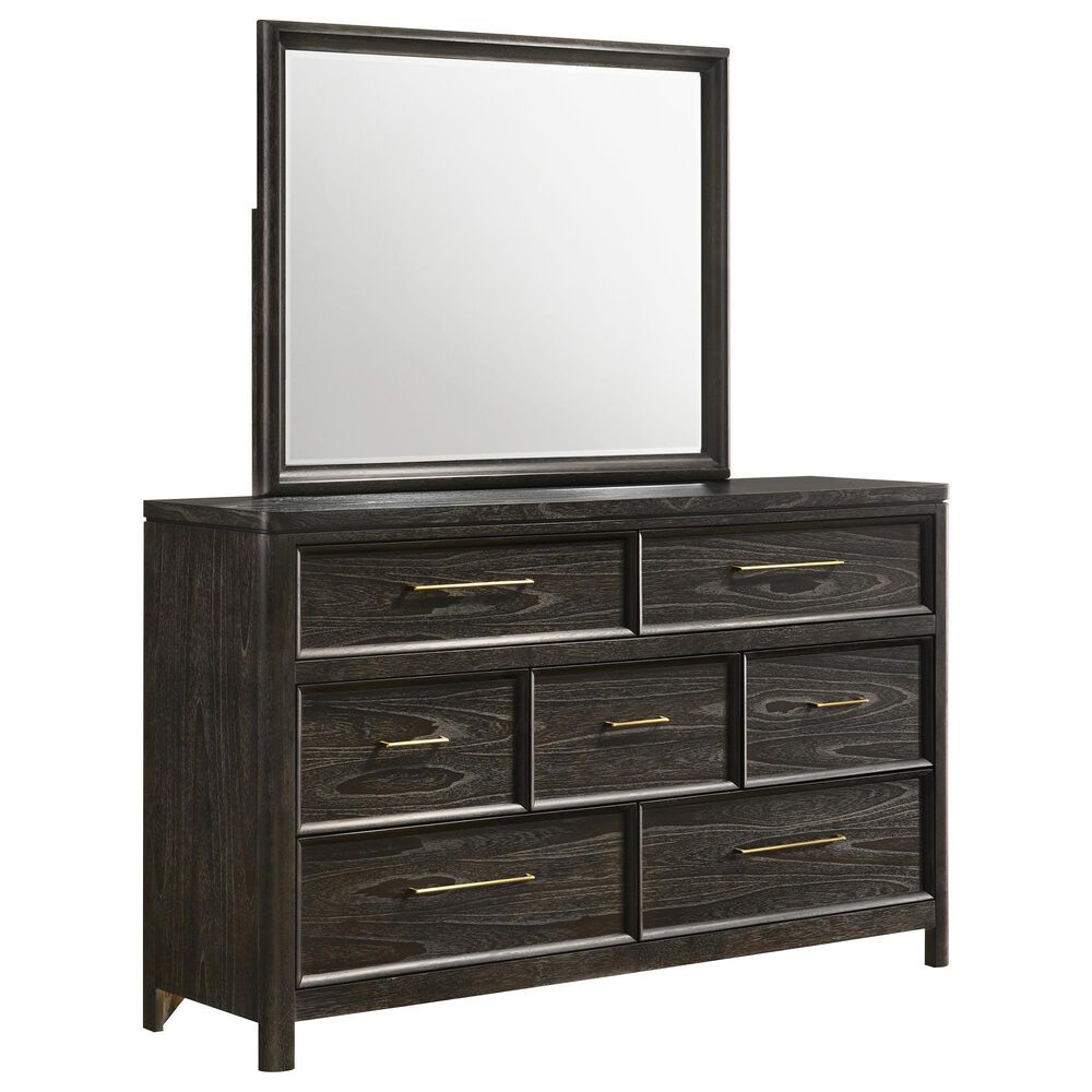Crown Mark Ethel Dresser and Mirror, , large