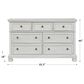 Ashley Robbinsdale 7 Drawer Dresser in Antique White, , large