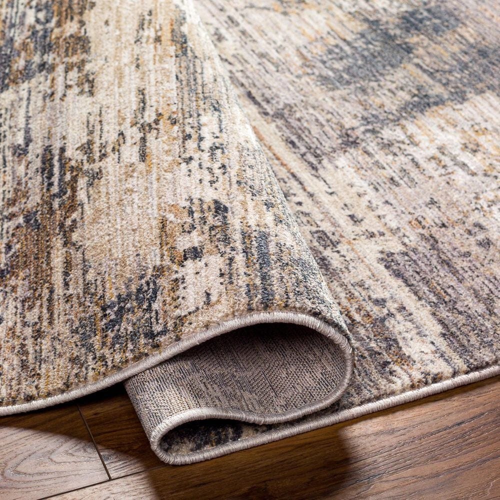 Surya Aida 8&#39;10&quot; x 13&#39; Beige, Ivory, Gray, Charcoal, Medium Gray and Tan Area Rug, , large