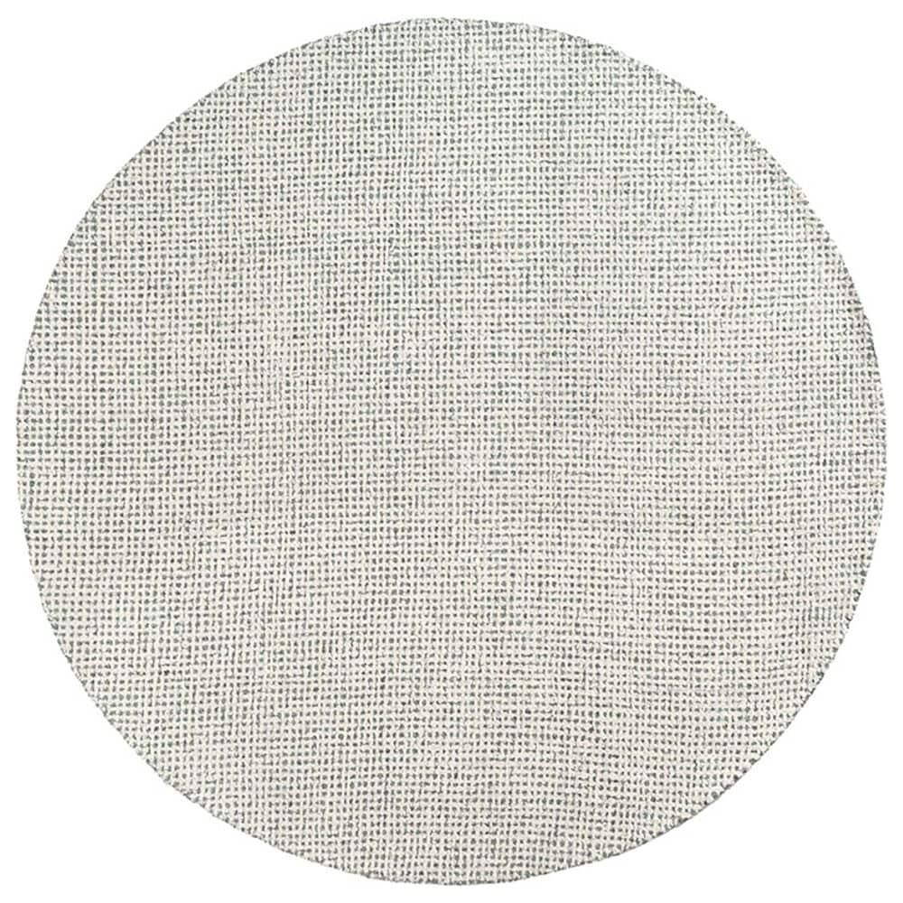 L&R Resources Criss Cross Green 8" Round Area Rug, , large