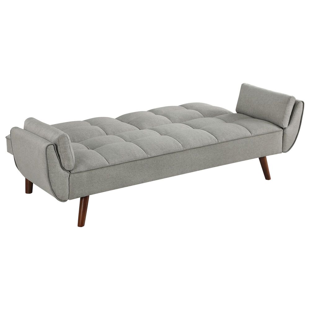 Pacific Landing Caufield Stationary Convertible Sofa Bed in Grey, , large