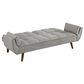 Pacific Landing Caufield Stationary Convertible Sofa Bed in Grey, , large
