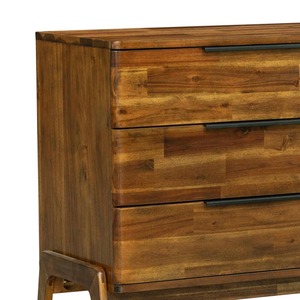 Lh Imports Remix 6-Drawer Dresser in Estelle Brown, , large