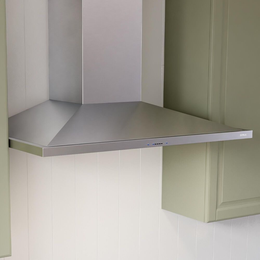 Zephyr Anzio 36&quot; Wall Mount Chimney Range Hood in Stainless Steel, , large