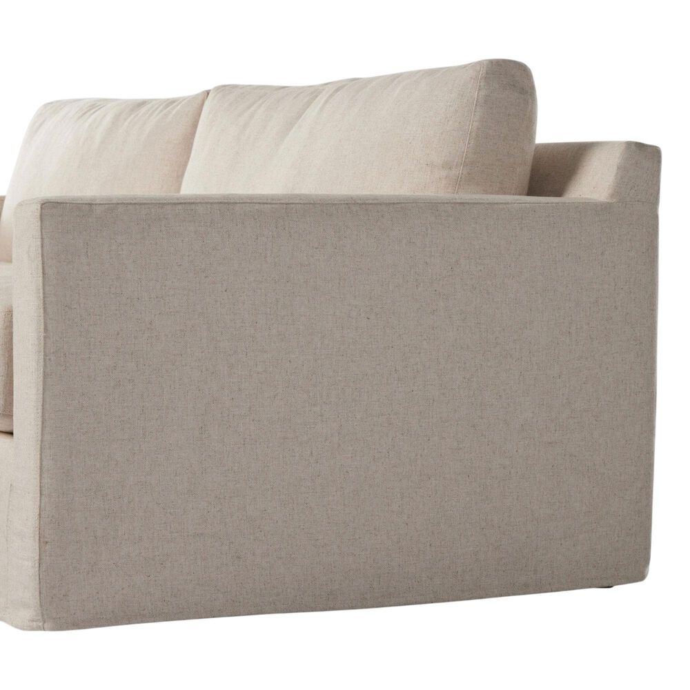 Four Hands Helm Hampton Stationary Slipcover Sofa in Evere Creme, , large