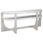 Bassett Mirror Gavin Console Table in White and Driftwood, , large